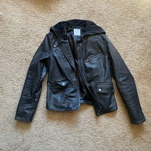 Free People Vegan Leather Jacket